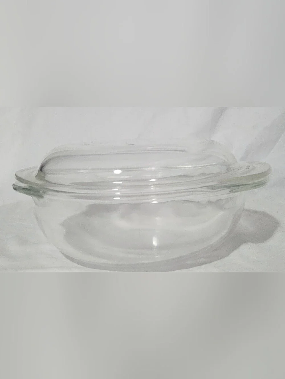 PYREX 1.5 qt Glass 023 Casserole Dish Bowl W/ 683-C 23 Lid Vtg USA